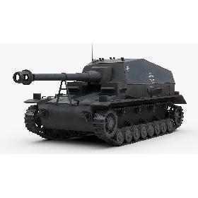 3D Selbstfahrlafette Dicker Max model